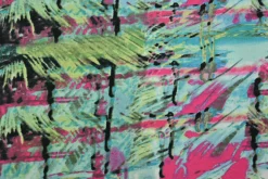 Viscose tricot – Aqua Abstract Fusion