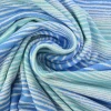 Viscose tricot – Aqua Coastal Lines
