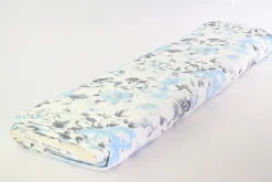 Viscose tricot – Blue Porcelain Blooms