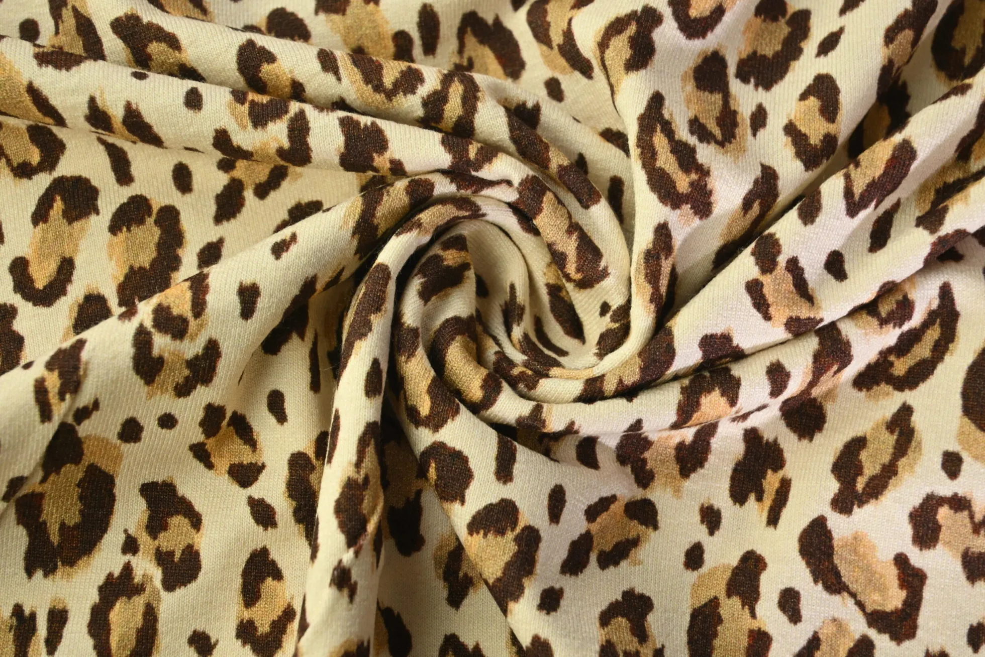 Viscose tricot – Classic leopard