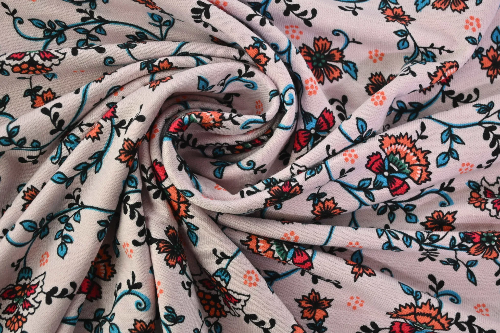 Viscose tricot – Coral Vine Charm