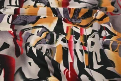 Viscose tricot – Crimson Urban Flow