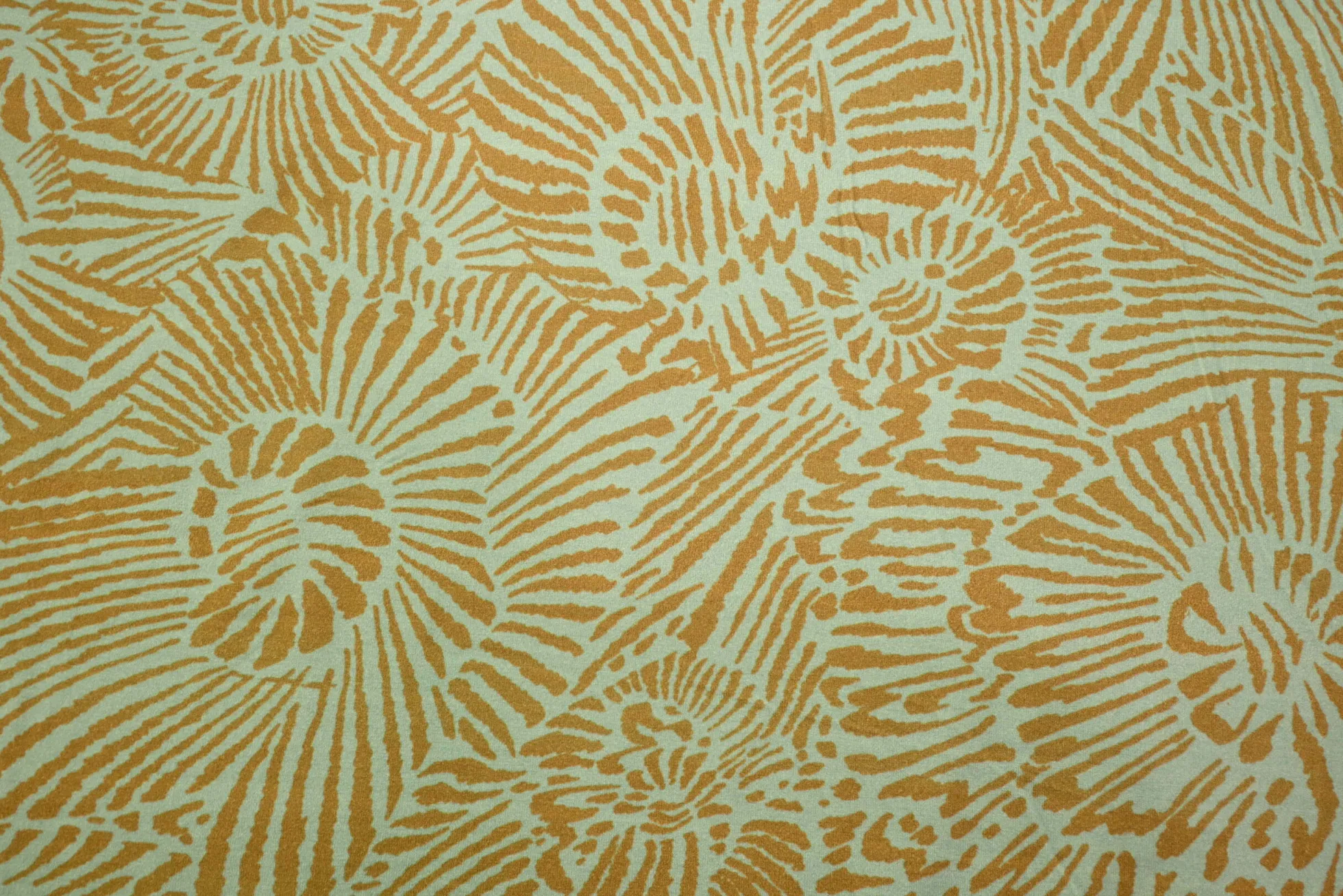Viscose tricot – Desert petal dark ochre & light denim