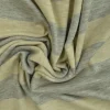 Viscose tricot – Ecru en grijs gestreept