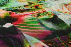 Viscose tricot – Emerald Painted Bloom