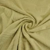 Viscose tricot jacquard – Leaves creme – Rol 30m x 155cm