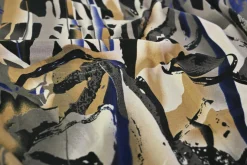 Viscose tricot – Midnight Ink Motion
