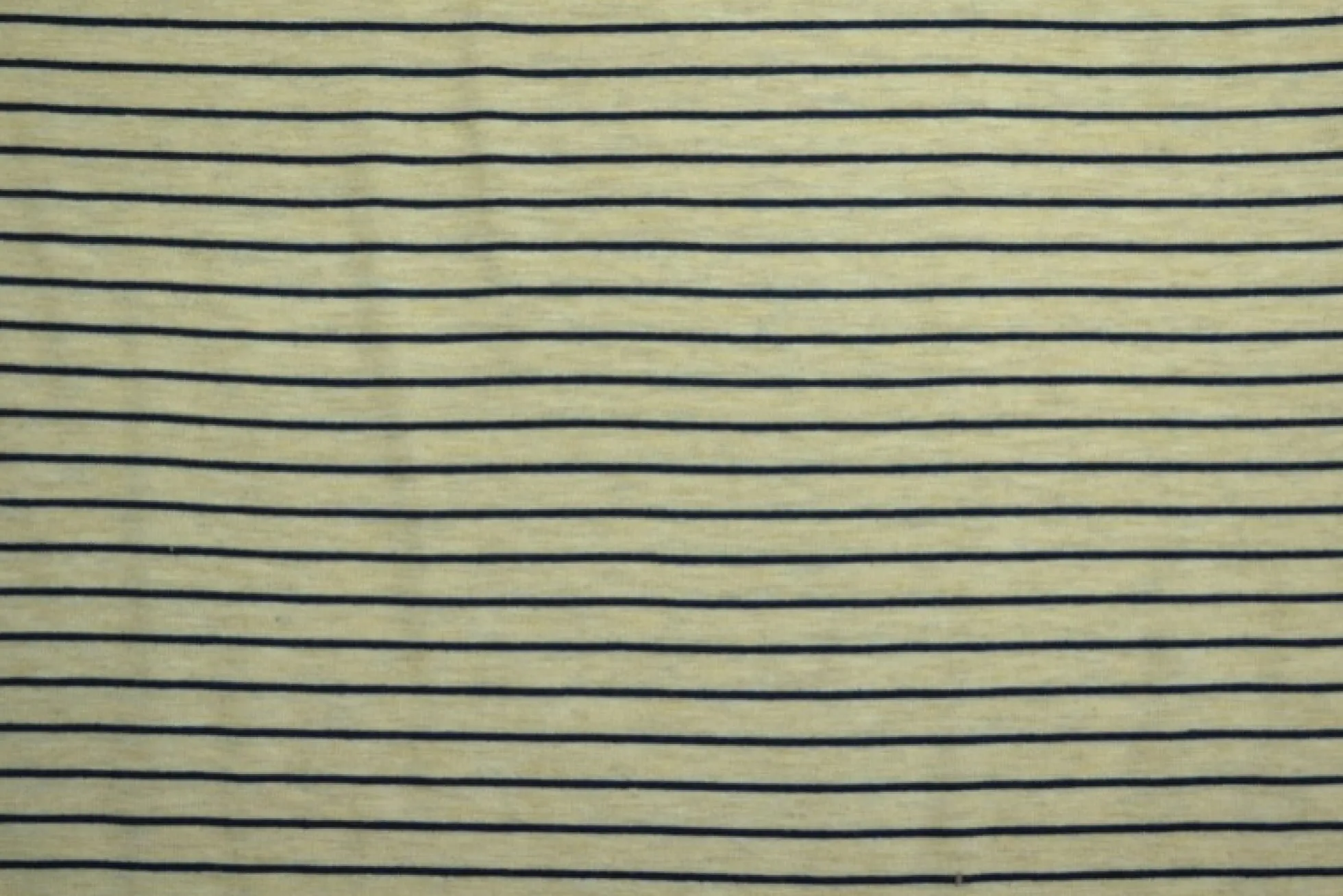 Viscose tricot – Navy en ecru gestreept