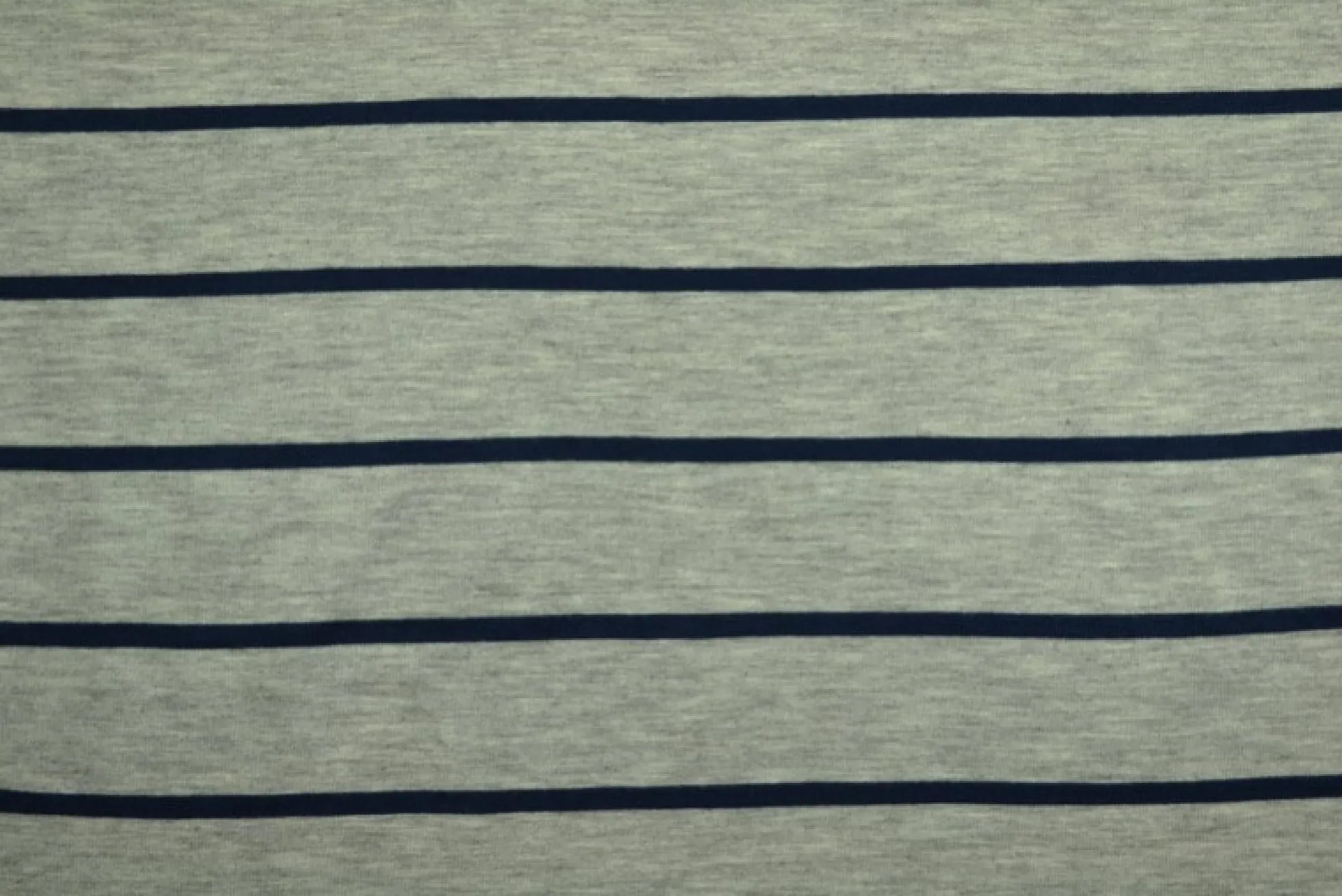 Viscose tricot – Navy en lichtgrijs gestreept