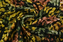 Viscose tricot – Olive Jungle Escape