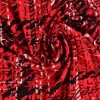 Viscose tricot – Red tartan