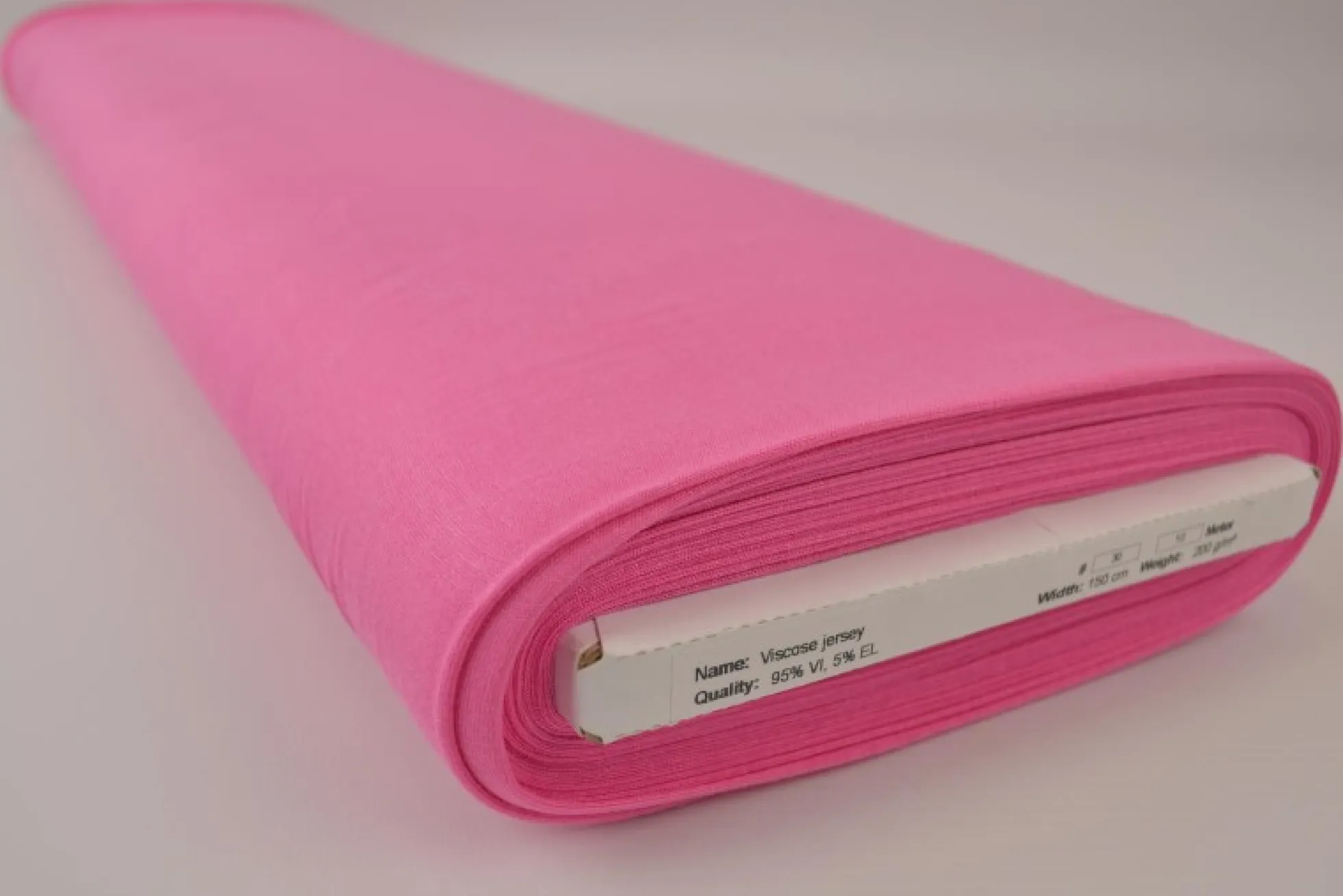 Viscose Tricot: Roze