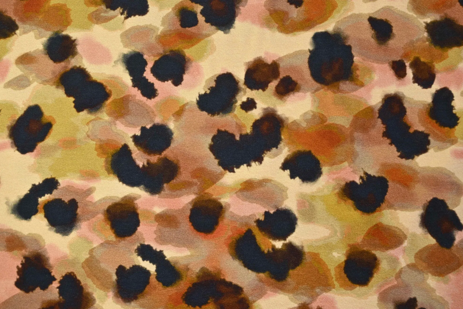 Viscose tricot – Soft leopard blush