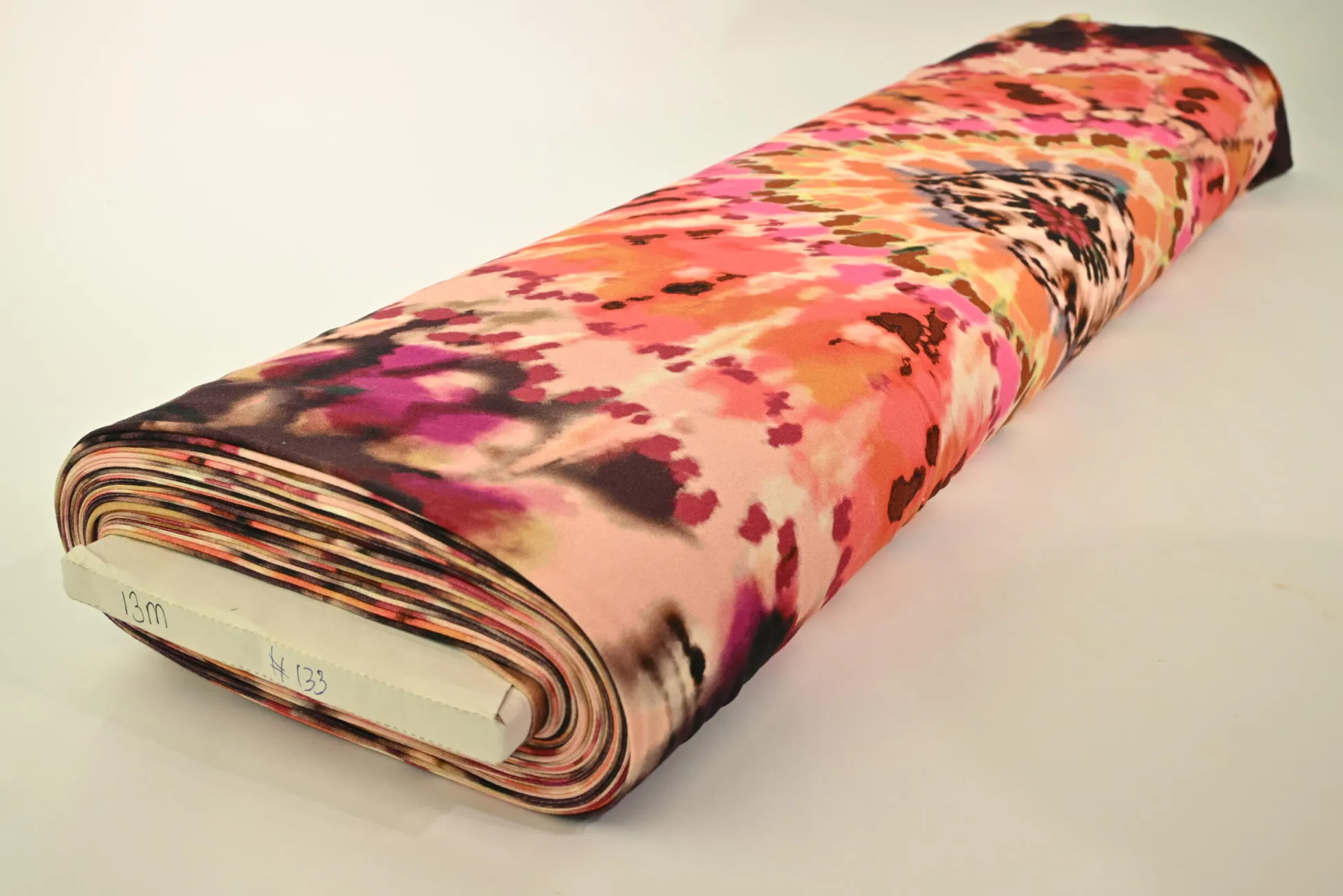 Viscose tricot – Tie-dye pink