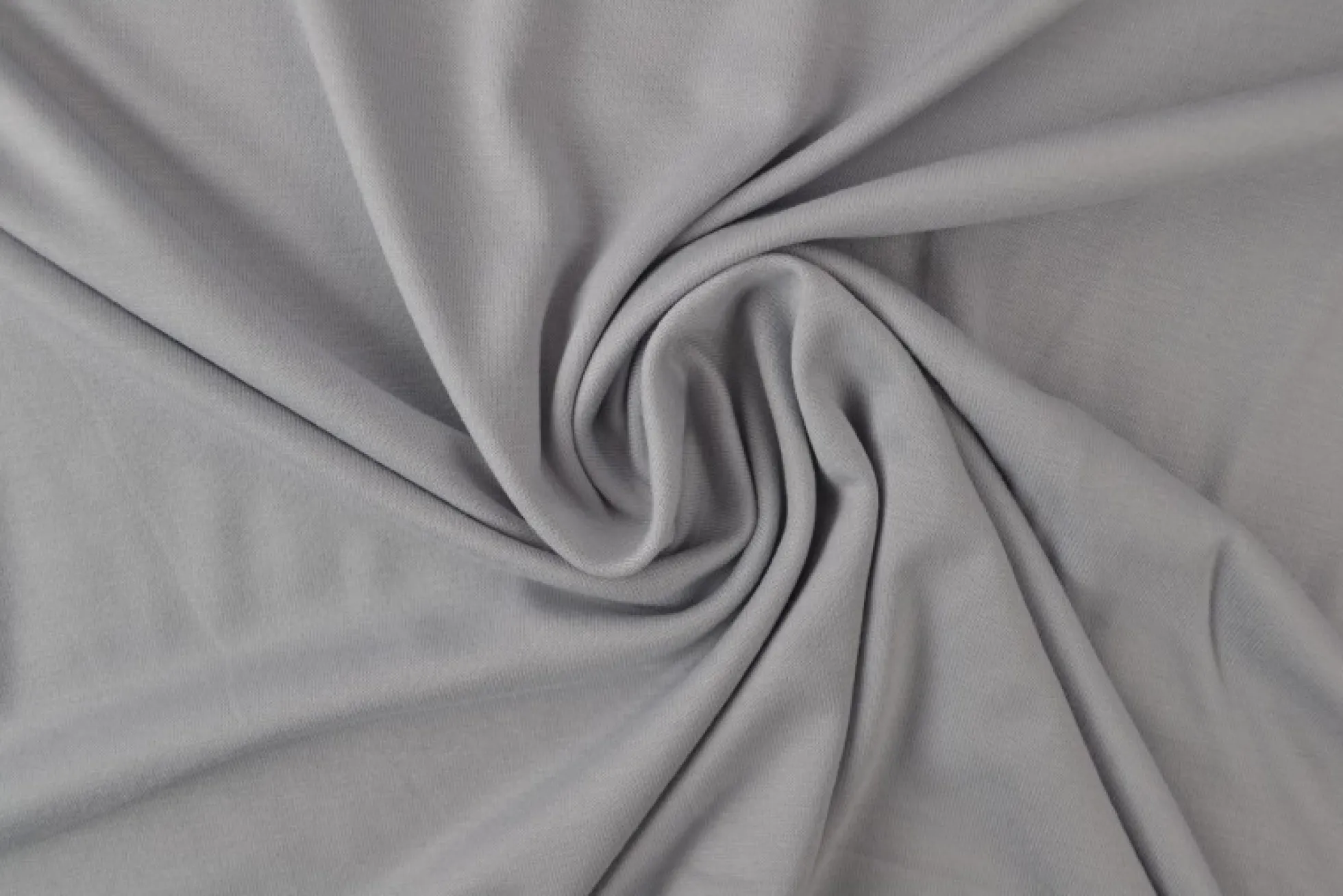 Viscose Tricot: Zilvergrijs