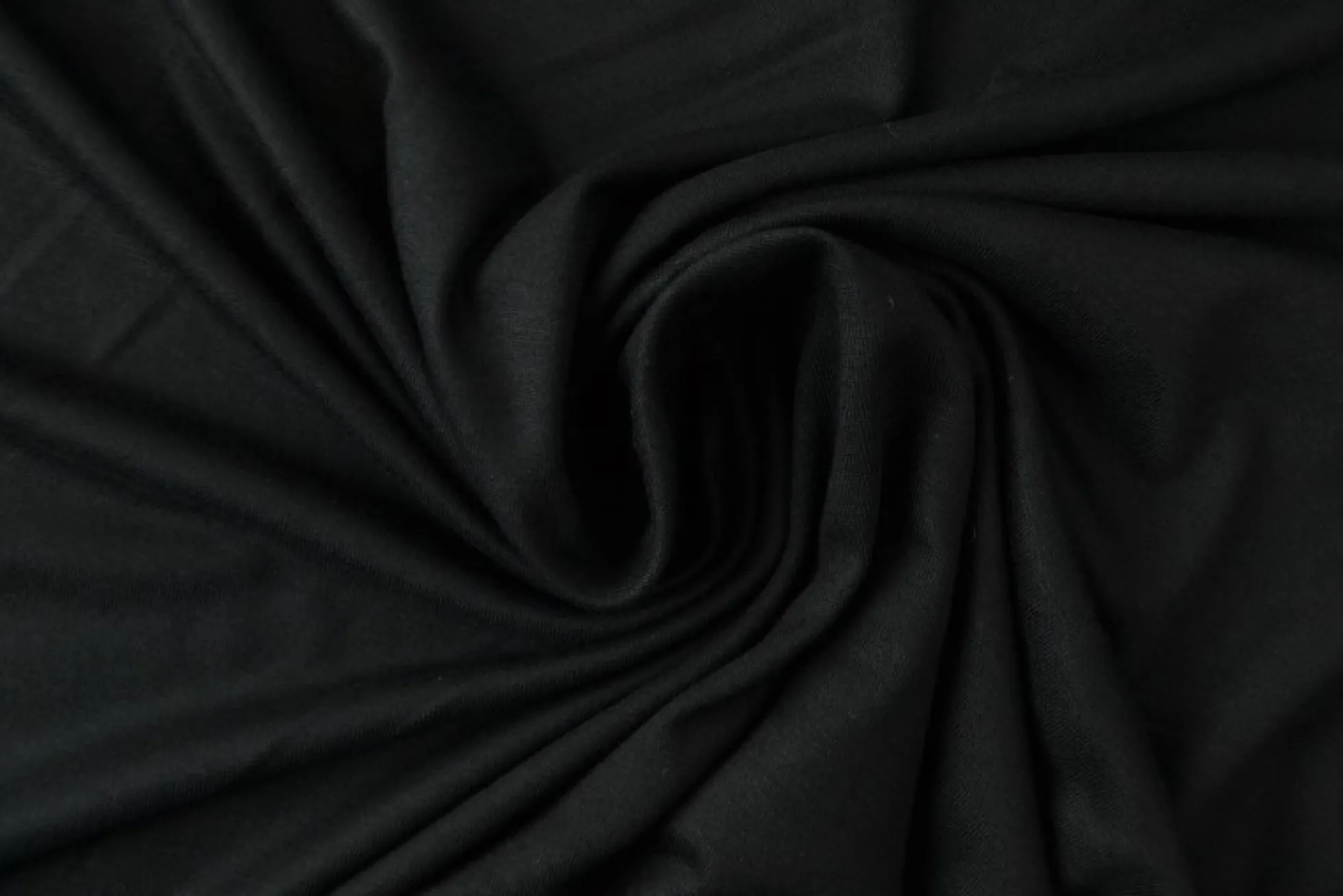 Viscose Tricot: Zwart