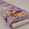 Viscose – Watercolor leaves lilac