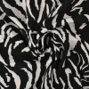 Viscose – Zebra black & white