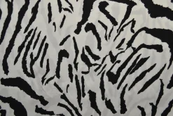 Viscose – Zebra white & black
