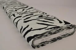 Viscose – Zebra white & black