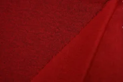 Wol jersey – Donkerrood melange