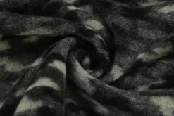 Wollen jacquard – Grijs cloudy paneel 110cm