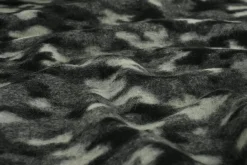 Wollen jacquard – Grijs cloudy paneel 110cm
