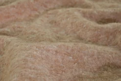 Wollen stof bouclé – Beige & ecru melange