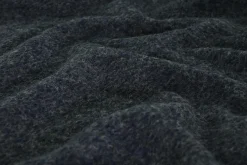 Wollen stof bouclé – Navy & donkergrijs knitted