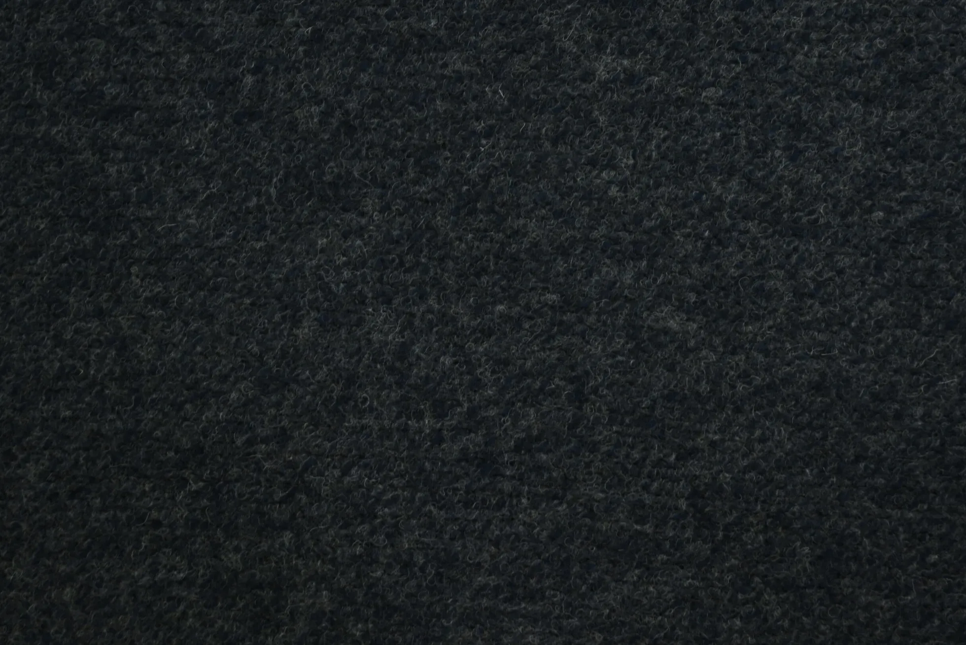 Wollen stof bouclé – Navy & donkergrijs knitted