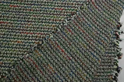 Wollen stof – Multicolor los geweven