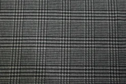 Wollen stof – Prince de Galles grijs & roze