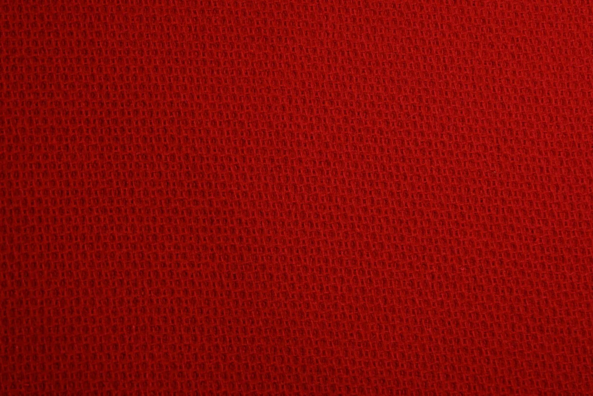 Wollen stof – Rood wafelstructuur