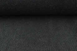 Wollen stof – Zwart fijne bouclé