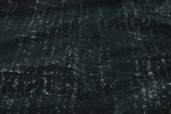 Wollen sweaterstof – Donker navy melange