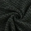 Wooltouch knit jersey – Donkergrijs & zwart melange